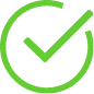 green checkmark icon