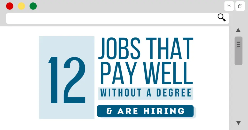12 Jobs that pay well and are hiring blog image