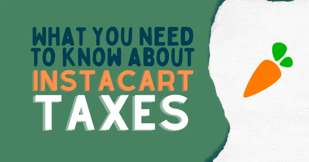 Instacart Taxes blog header