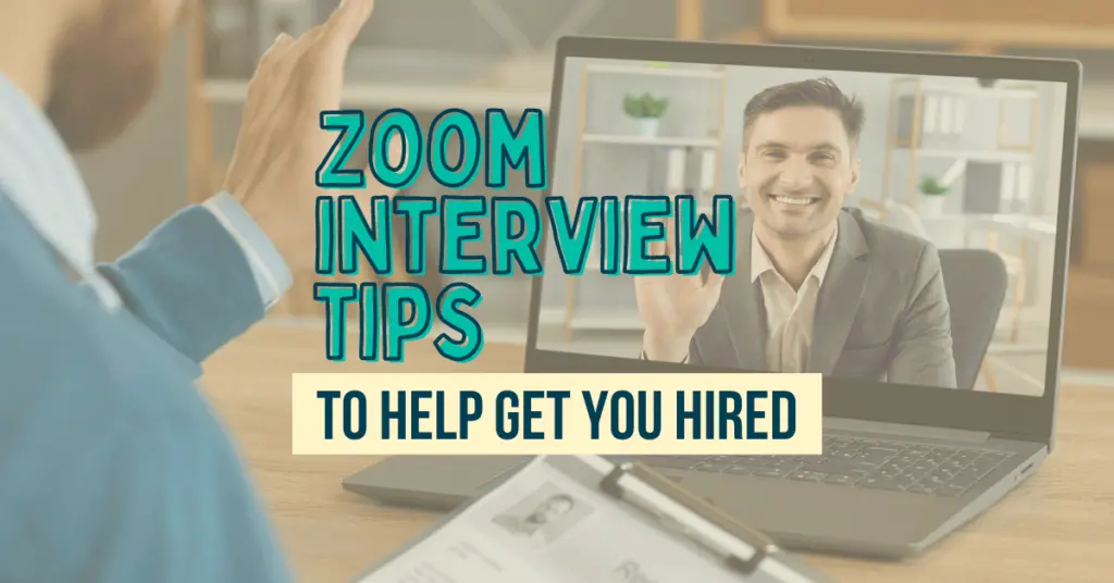 Zoom Interview Tips To help get you hired blog image