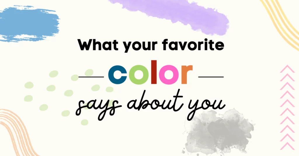What your favorite color says about you images with paint