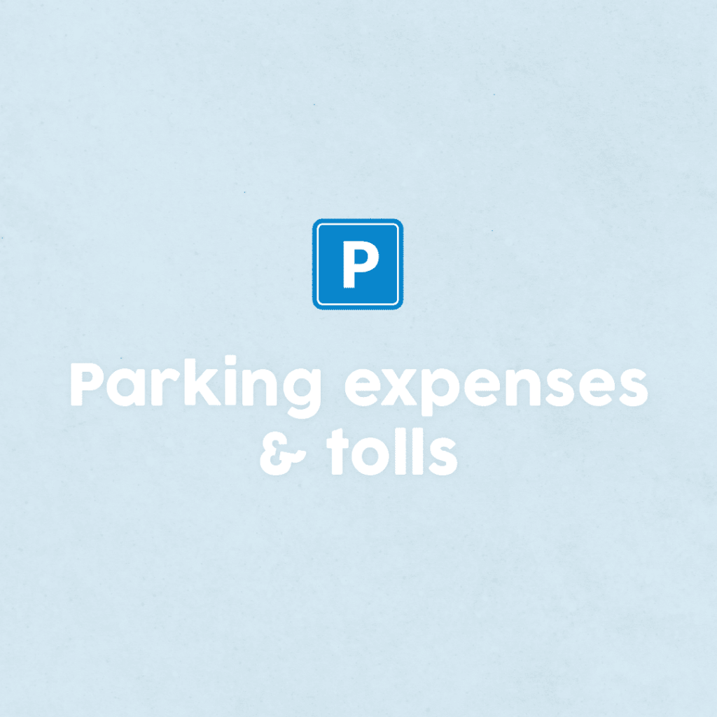 parking expenses and tolls