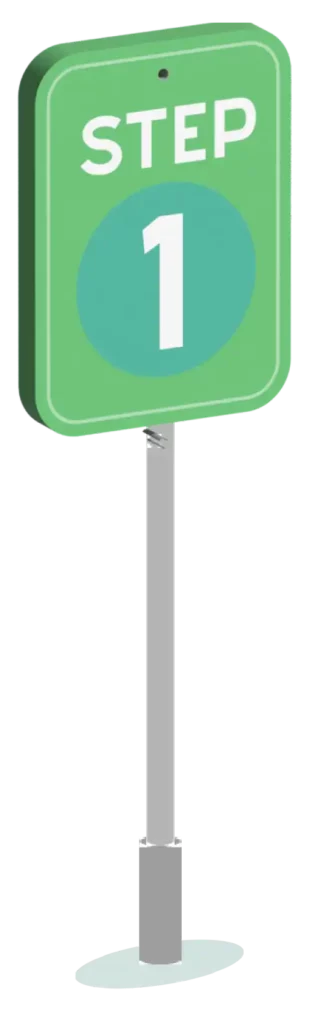 Step 1 Mobile Sign