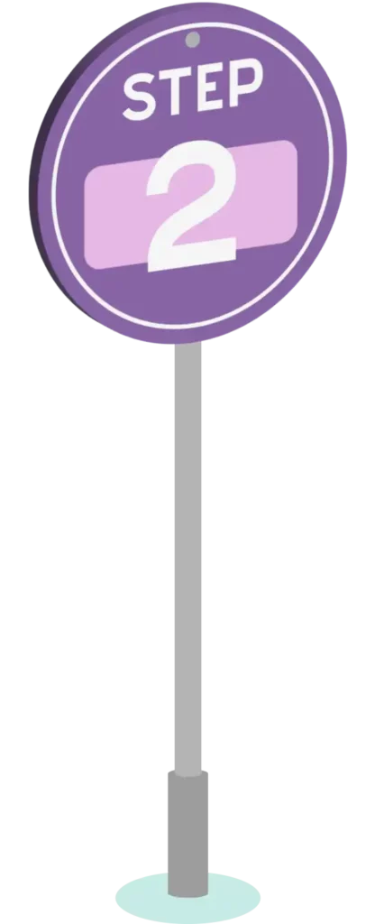 Step 2 mobile Sign