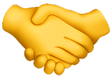 Hand shake emoji