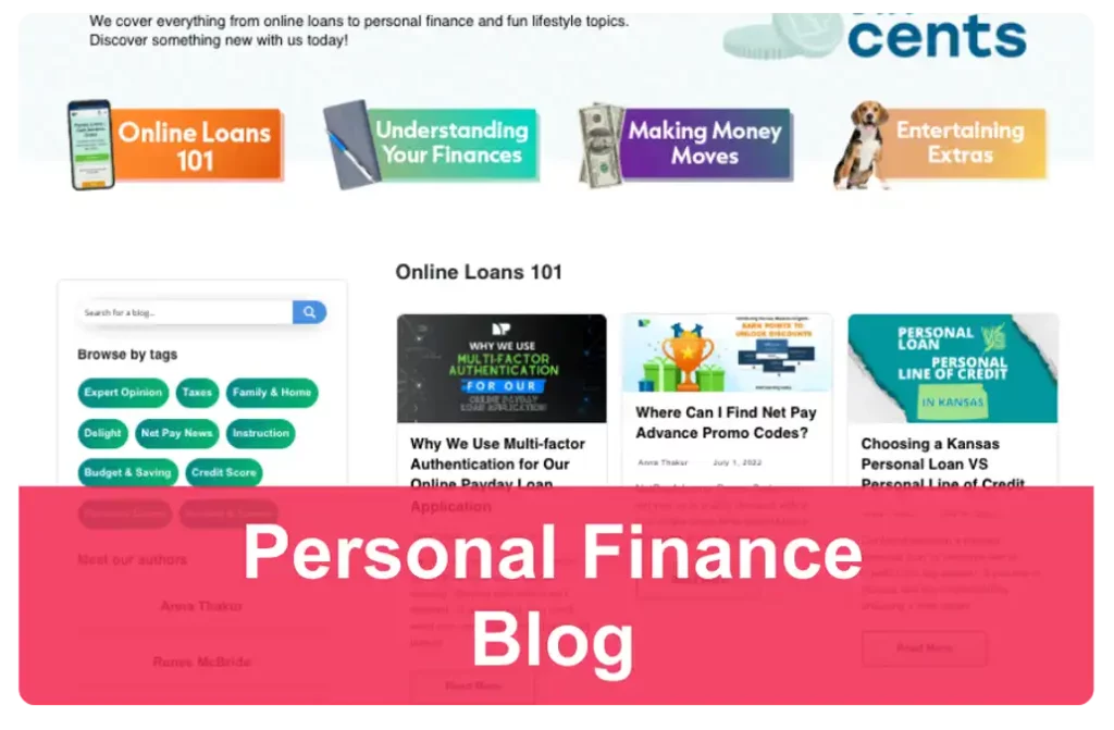 Blog page preview
