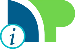 Net Pay logo with Info badge in front