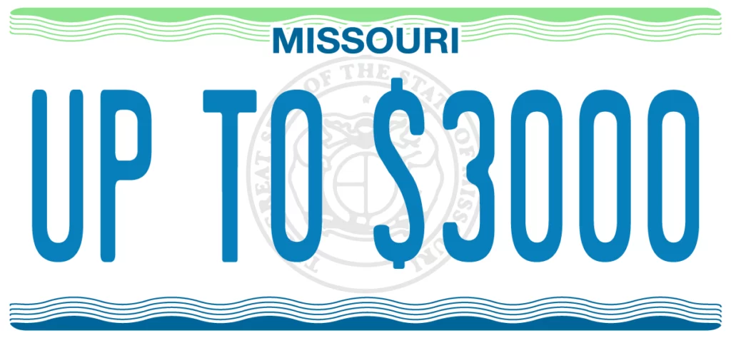 Missouri License Plate