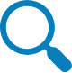 blue magnifying glass