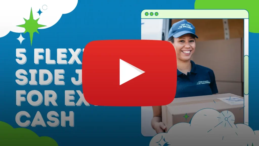 5 flexible side jobs for extra cash video thumbnail
