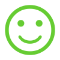Green smily face