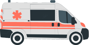 Graphic of ambulance vehicle